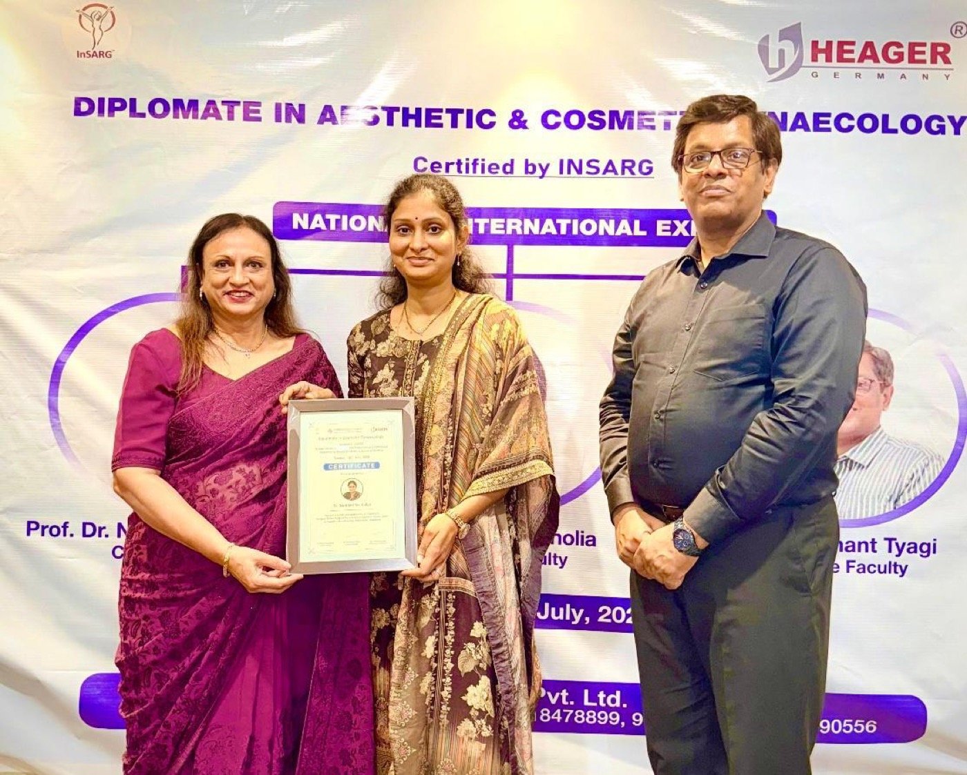 Diplomate, Aesthetic & Cosmetic Gynaecology